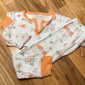 The Beaufort Bonnet Company Kids Pajamas with Fall Print
